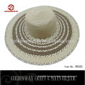 2015 new fashion ladies straw sun hat to decorate